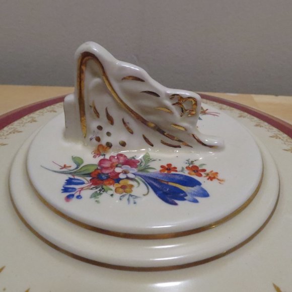 Serving Bowl Tureen with Lid Burgess & Leigh Burleigh Ware 9" 5594H Earthenware - Picture 13 of 15